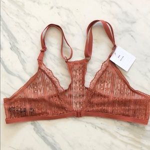 Urban Outfitters Pink/Nude Lace Bralette